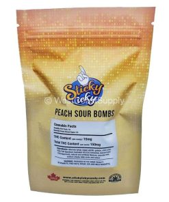 Sticky Icky Peach Sour Bombs 150mg