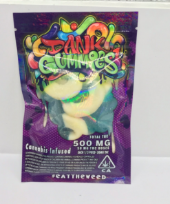 Buy Dank Gummiies Sour Gummy Worms 500mg Online