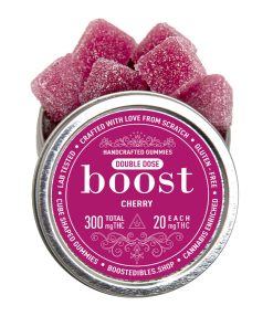 Buy Boost Edibles 300mg THC (15x20mg) (Cherry-can) Online
